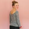 FRAU NIKKI - Langarmshirt mit Rückenausschnitt XS-XL thumbnail number 1