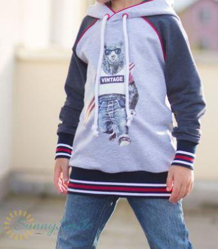 Ebook/Nähanleitung Mix&Match Hoodie Kids Gr. 80 - 164 image number 4