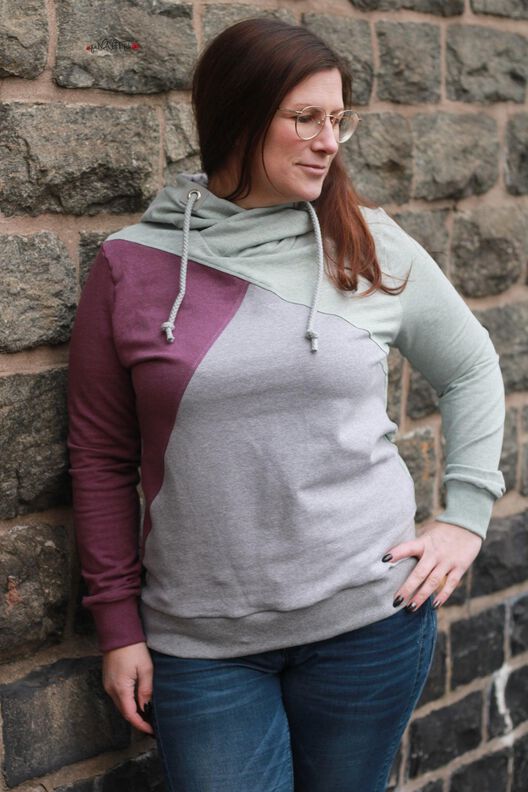 Hoodie SCHIO Women XS-XXXL Ebook Schnittmuster image number 4