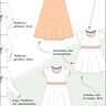 Milana Kinder Kleid mit Puffärmeln Größe 86-158, A4+A0 thumbnail number 8