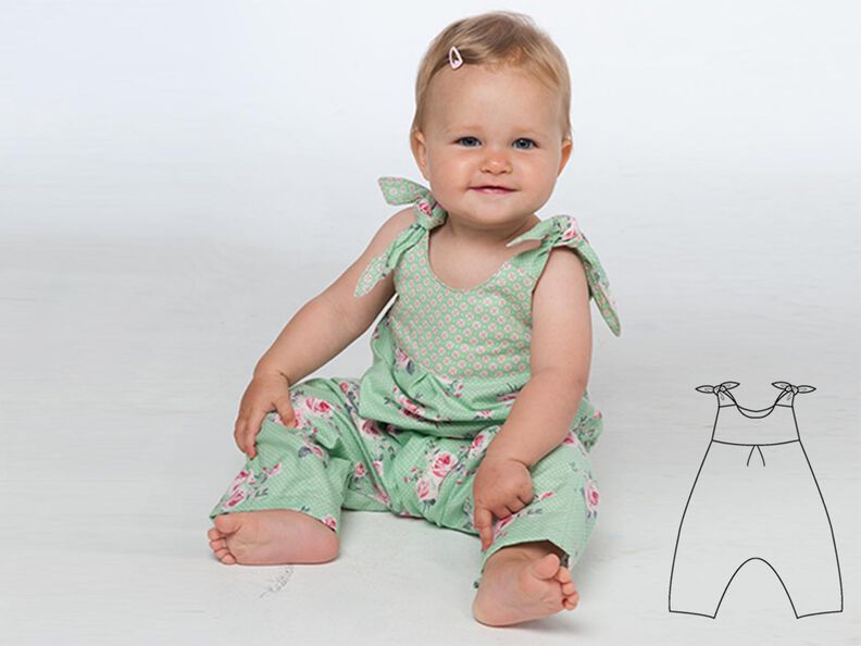 LUNA Baby Overall Schnittmuster für Mädchen + Junge image number 7