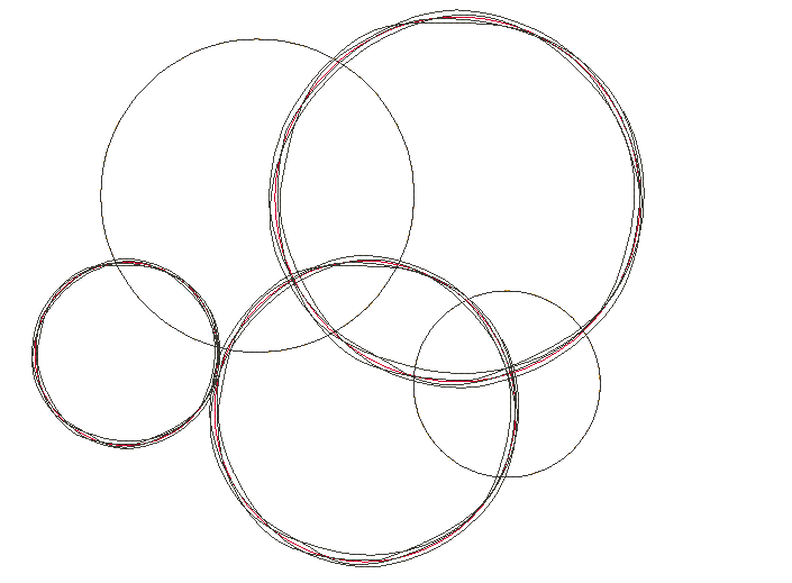Stickdatei Doodle Kreise in 9 Größen image number 5