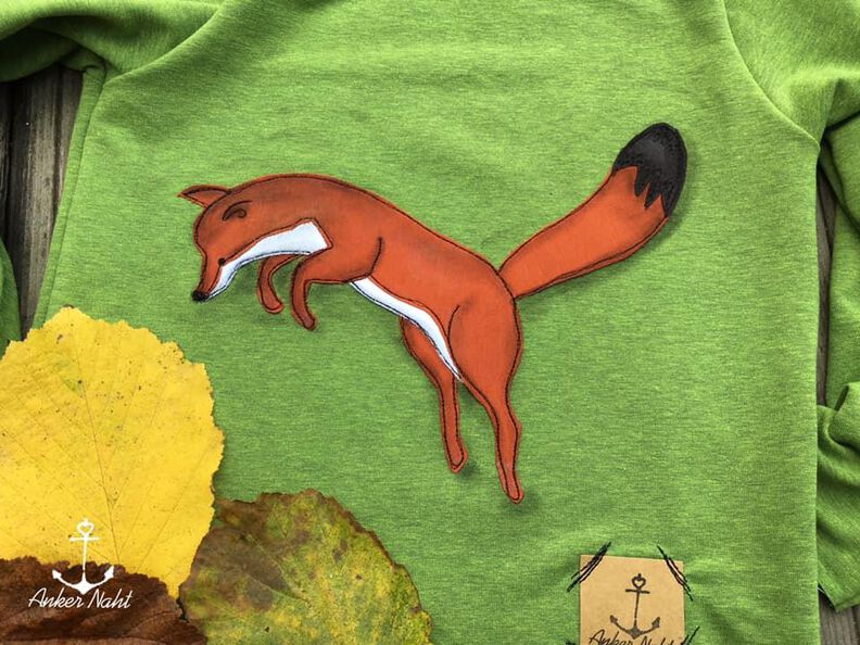Applikationsvorlage und Nähanleitung Fuchs image number 4