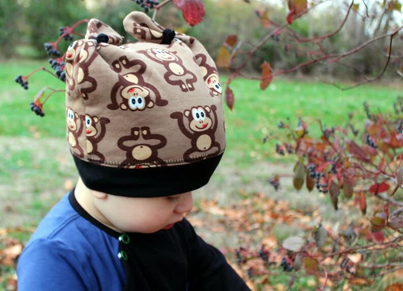 KINDER-BEANIE MIT TIEROHREN HASE UND BÄR 39-52CM UMFANG image number 10