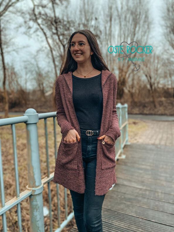 Cardigan Strikkekram Strickjacke Damen Gr. 32-50 image number 5