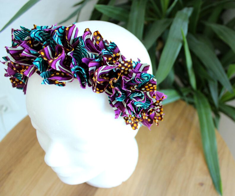 Stoffblumen Haarband one size image number 6