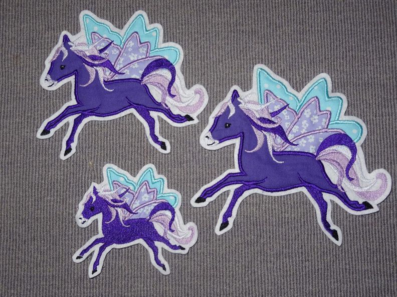SET Bundle Pegasus Einhorn Pferd Stickdatei image number 4