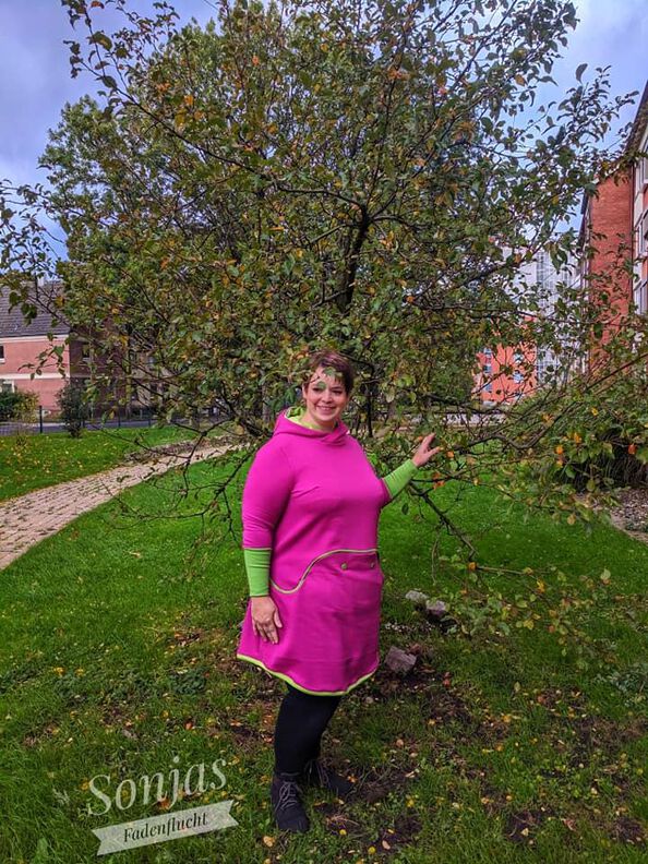Knopfliebe für Damen Hoodie und Kleid Größe 44-58 image number 5
