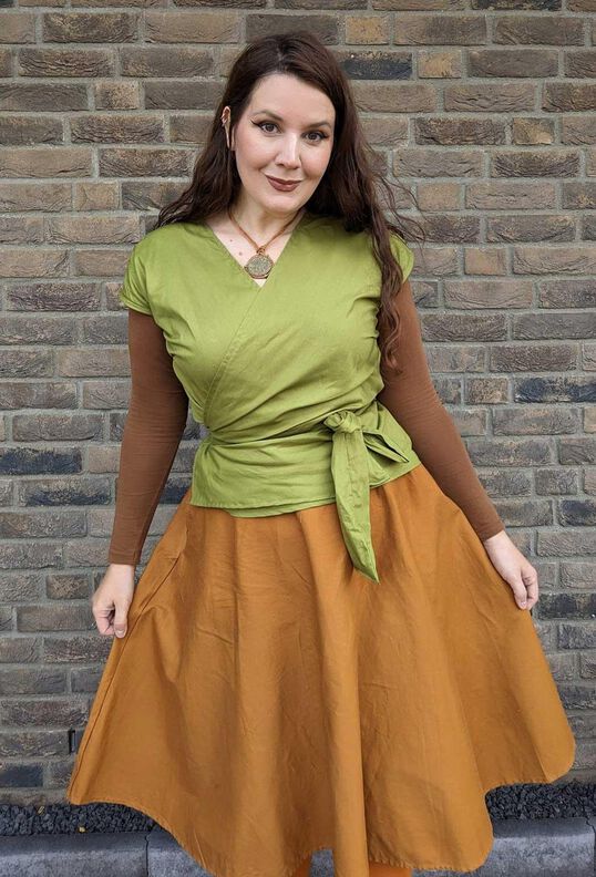 Wickelbluse OLIVIA (34-56) Schnittmuster image number 2