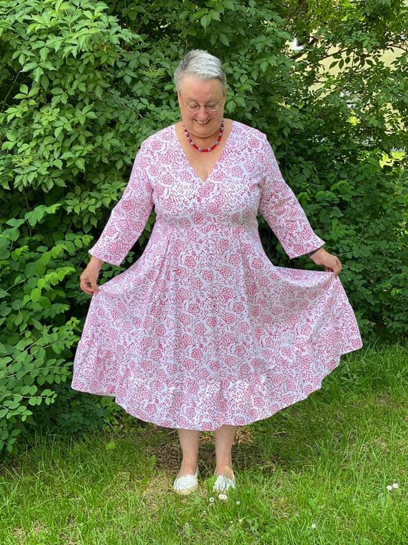  Maxikleid MARINGA (46-56) Damen Kleid Schnittmuster image number 9