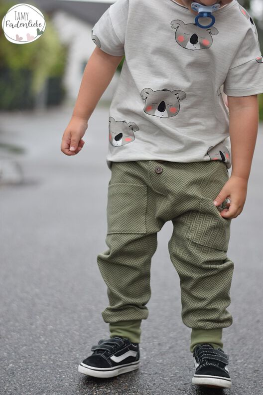 (inkl. Beamerdatei) CL*OVER 'button' Pants KIDS  image number 5