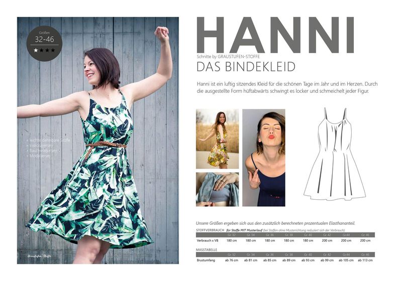 Bindekleid Hanni Nähanleitung und Schnittmuster Gr. 32 - 46  image number 6