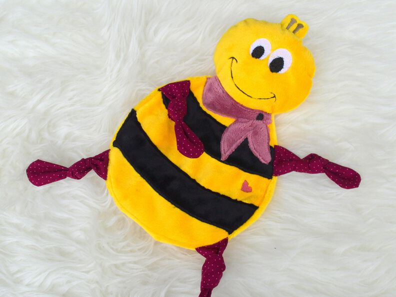 ITH Stickdatei Hummel Biene 16x26cm Schmusetuch image number 5