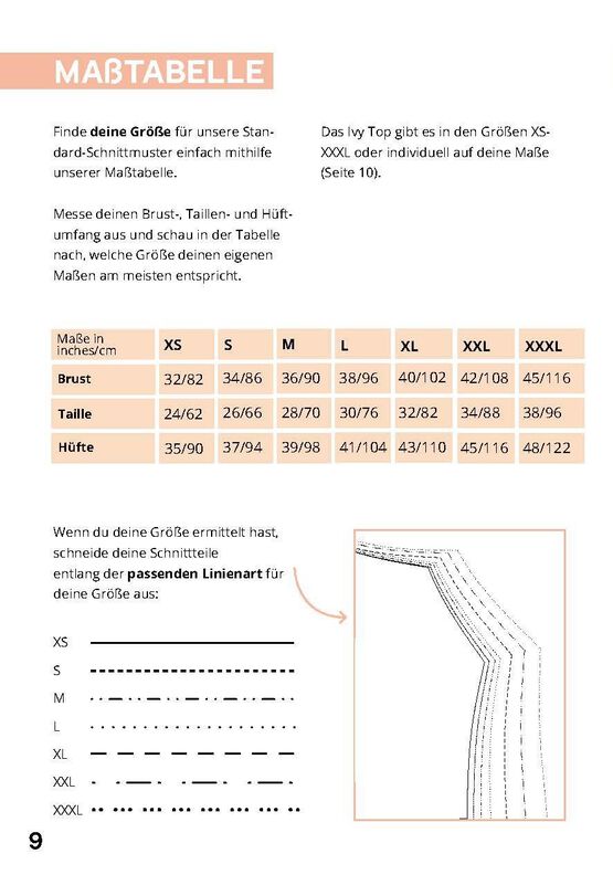 Oberteil mit Raffung mit Videoanleitung XS-XXXL image number 7
