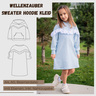 Sweater Hoodie Kleid Wellenzauber (Gr. 86 - 152) thumbnail number 1