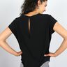 FRAU ILVIE - kurze Bluse mit Rückenschlitz  XS-XL thumbnail number 4