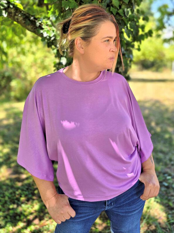 T-Shirt mit Kimonoärmeln LIME (XS-4XL) image number 3