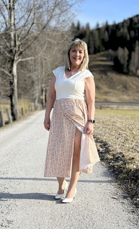 KLEID - * Look at MEE * - GR.32-56 - für dehnbare Stoffe image number 5