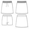 Damen Rock mit Shorts Skort Hosenrock CERGAS ♥ Gr. 34-56 thumbnail number 10