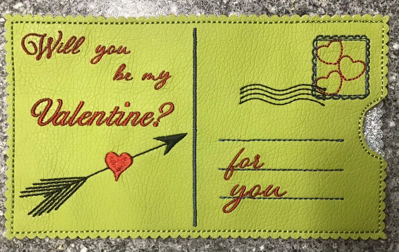 Stickdatei Valentinstag Karte Willst du mit mir gehen image number 4