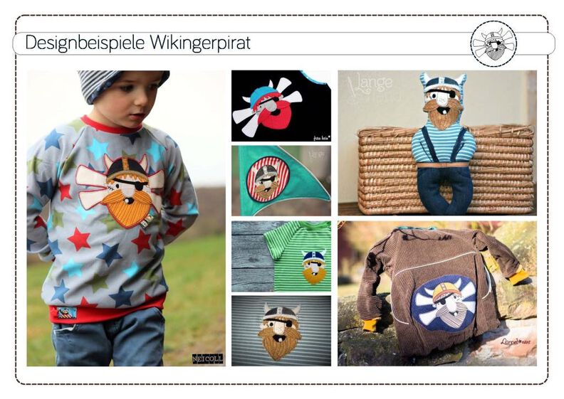 Appliziervorlage WIKINGERPIRAT image number 2