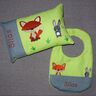 Stickdatei Fuchs mit Hase Kissen / Lätzchen SET ITH thumbnail number 1