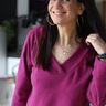 Polly- Pullover mit V-Ausschnitt  thumbnail number 3