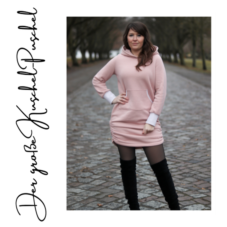 Der große Kuschel-Puschel Hoodie I Hoodiekleid I Größe 34-50 image number 1