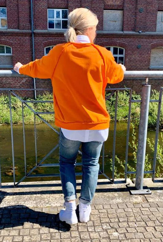 Oversize Sweater (34-60) PAPAYA Raglan Damen Schnittmuster image number 3