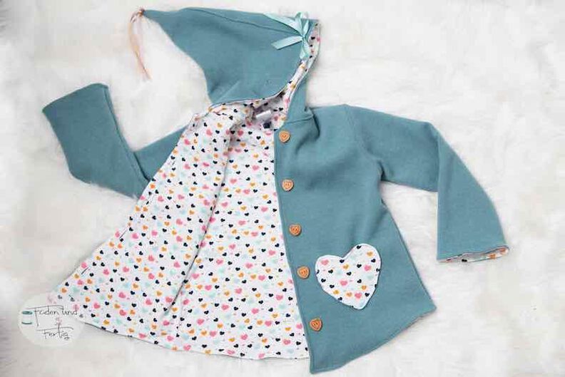 Wendejacke "LINA" Nähanleitung und Schnitt Gr. 110 – 152 image number 4