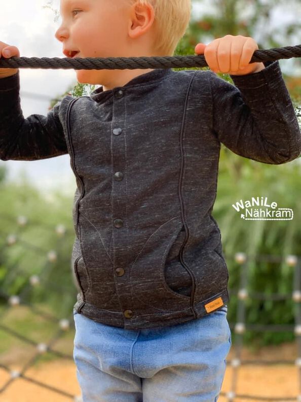 "Signore"kurze Sweatjacke 62 - 146 image number 3