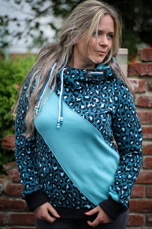 Ebook Hoodie Solea Gr.34-54 mit Ebenendruck image number 9