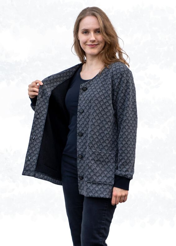 Damen Strickjacke „Nora“ mit Knöpfen BU 80-116, A4+A0 image number 9