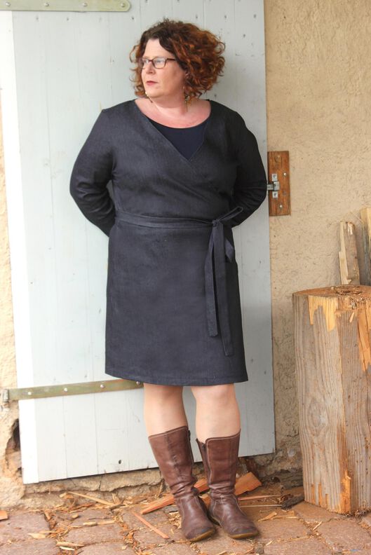Wickelkleid (34-54) ELEGANZA Damen Kleid Schnittmuster image number 9
