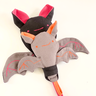 Fledermaus Greifling, Gratis Stickdatei + Handsticken  thumbnail number 3