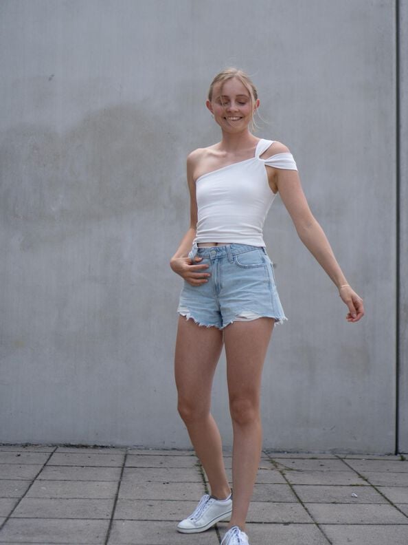 Asymmetrisches One-Shoulder Top - EDDA image number 4