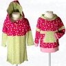 Kinder Sweatkleid „Yuna“ mit Kapuze oder Kragen 86-158 A4+A0 thumbnail number 1