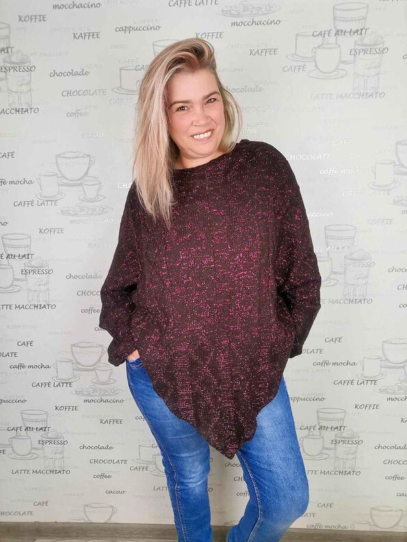 Asymmetrischer Zipfel-Pullover CANTO (S-3XL) Schnittmuster image number 6