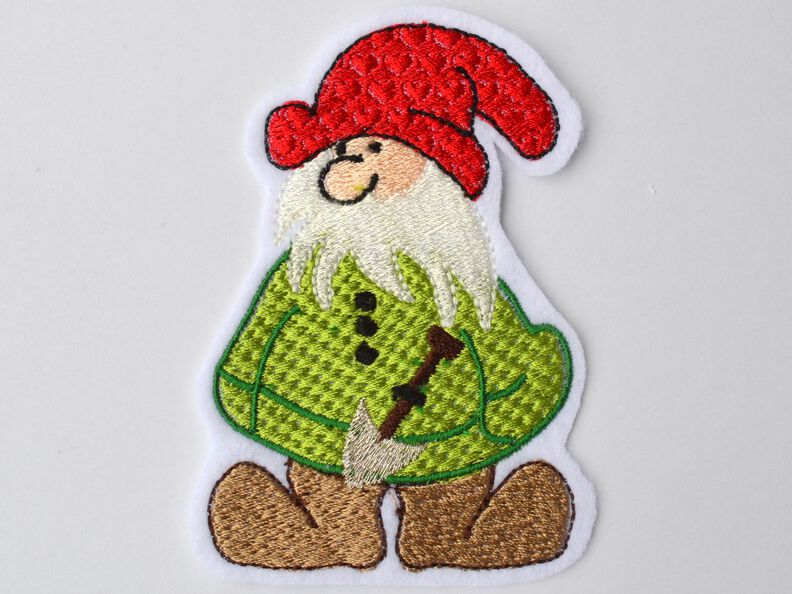 Stickdatei kleiner Gartenzwerg für den 10x10cm Rahmen image number 1
