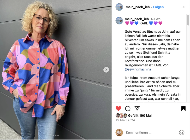 Oversize Bluse Karl / PDF Schnittmuster image number 10