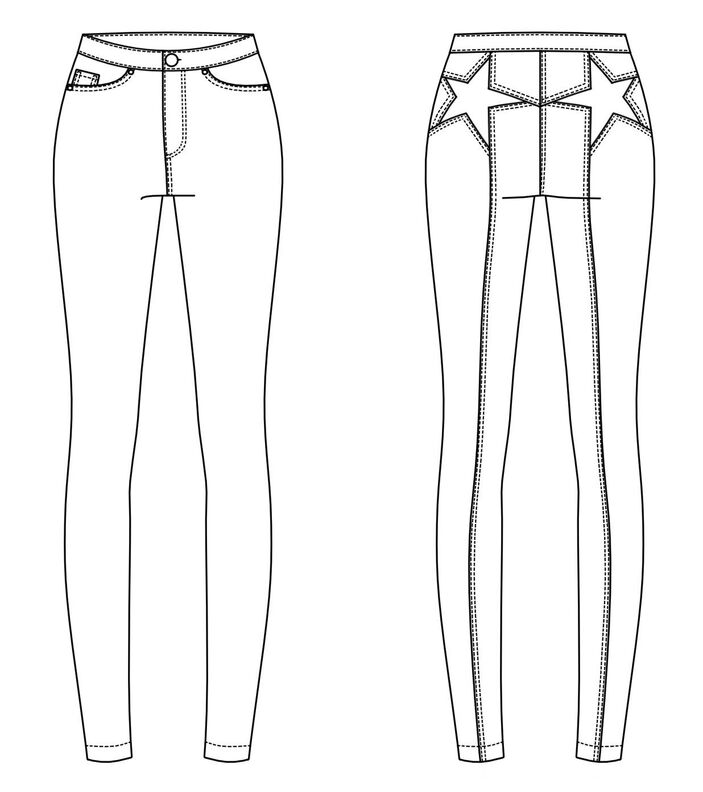 Skinny-Jeans Hickory - Stern - Gr. 32-44 image number 7