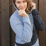 Lara Hoodie mit Wellenmuster, Kapuze, Kragen BU 80-116 A4+A0 thumbnail number 5