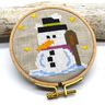 Stickdatei Schneemann Kreuzstich Winter thumbnail number 4