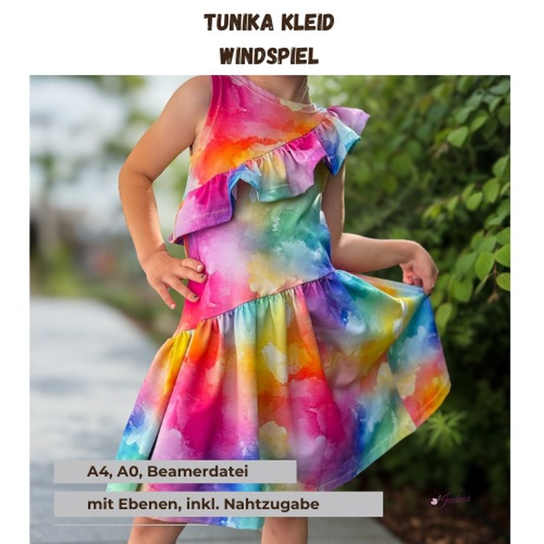 Tunika Kleid Windspiel (Größe 86-152) image number 1