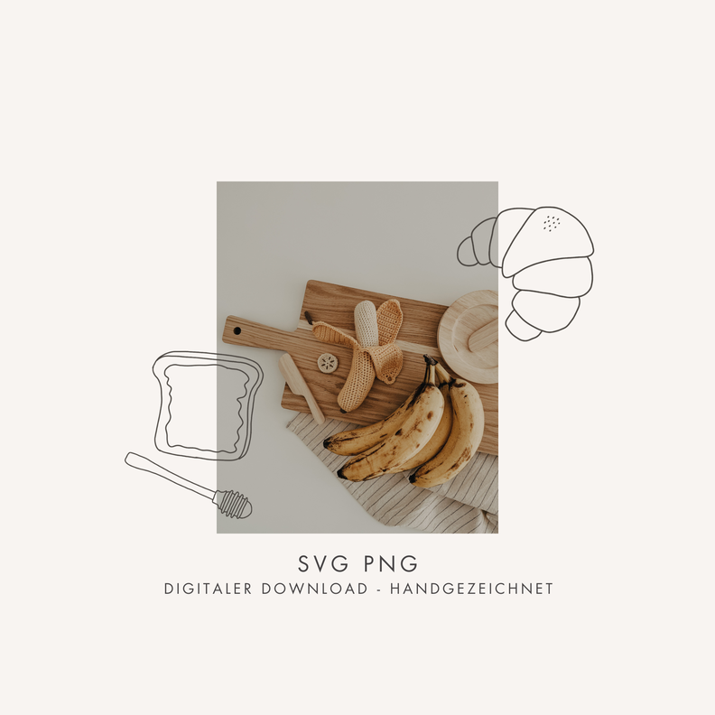 Plotter- und Laserdatei "BON APPETIT" SVG PNG image number 9