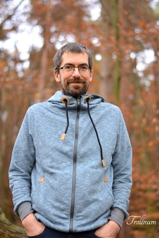 Sweatjacke Herren Schnittmuster Gr. XS-4XL - MANUC #133 image number 7