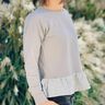 lovely lady oversized hoodie 34-56 Damenpulli Sweater Crop thumbnail number 7