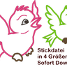 Stickdatei frecher Spatz Vogel  thumbnail number 1