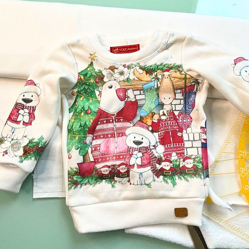Schnittmuster Sweater Paula+Emil Gr. 80-140 + Motiv Eisbär  image number 2