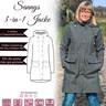 Sannys 3-in-1 Jacke – Gr 32-64 – EBook und Nähanleitung  thumbnail number 1